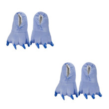 2Pièces Papattes Animales En Flanelle Hiver