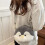 Τσάντα ώμου Penguin Crossbody με βελούδινο πορτοφόλι ώμου, μικρή τσάντα χειρός με 4