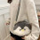 Τσάντα ώμου Penguin Crossbody με βελούδινο πορτοφόλι ώμου, μικρή τσάντα χειρός με 7