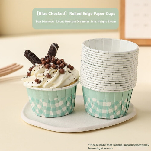 100 τεμάχια τυποποιημένα χαρτάκια για cupcakes, ποτήρια cupcakes μιας χρήσης, ασφαλή για 1