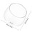 2Pièces Terrarium Globe Transparent Vase Décoration Intérieure 3