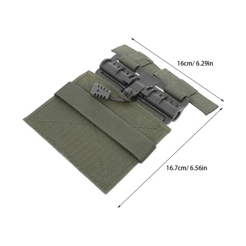 Chat Tactique Réglable Vert Olive En Nylon Confortable 2