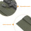 Chat Tactique Réglable Vert Olive En Nylon Confortable 8