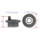 Convenient Replacement Wheel Dishwasher Rollers Plastic Texture Dishwasher Wheels Suitable for Various Dishwasher Models 3