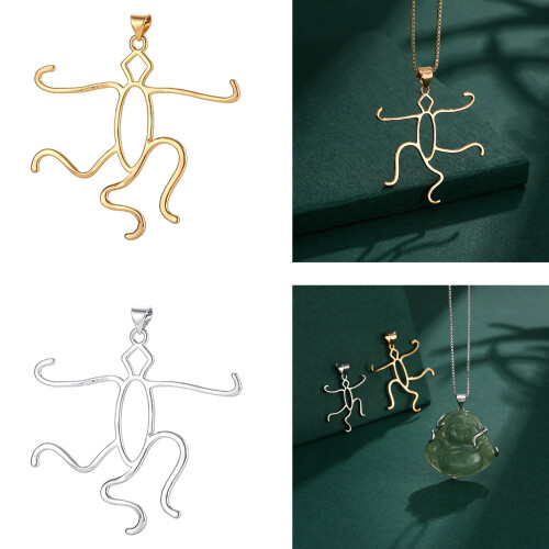 Practical Pendant Stand Necklace Making Base Alloy Base Settings Hollow Prong Pendant Base Settings 1