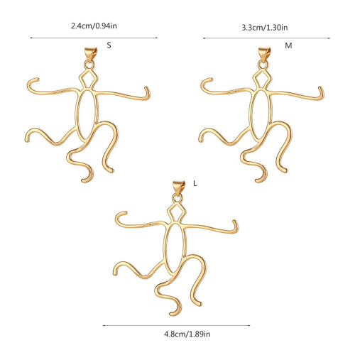 Practical Pendant Stand Necklace Making Base Alloy Base Settings Hollow Prong Pendant Base Settings 2