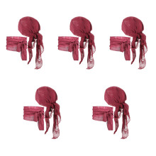 5Ensembles Chapeau Pirate Rouge Confortable Pour Activités Extérieures