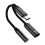 Διπλή λειτουργία USB C και προσαρμογέας φόρτισης τύπου C σε ακουστικά 3,5 mm και 4