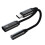 Διπλή λειτουργία USB C και προσαρμογέας φόρτισης τύπου C σε ακουστικά 3,5 mm και 6