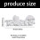 Silikoneforme Efterårsforme Epoxyharpiksforme Bogstaver med pindsvin Støbeforme Plasterforme 3