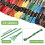 24Skeins210-Yard Πολύχρωμο νήμα κεντήματος για βραχιόλια φιλίας, ράψιμο στο χέρι και 2