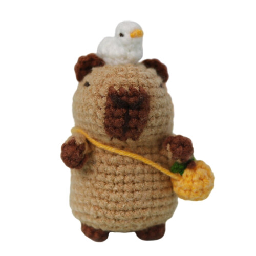 Animal Keychain Crochet Set for Beginner with Step-by-Step Video Tutorial Instruction Animal Crochet Knitting Supply 2