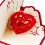 1Pack Red 3D Up Model Greeting Card for Baptism 5