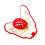 1Pack Red 3D Up Model Greeting Card for Baptism 7