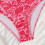 Dame vintage badedragt med ruchingprint 7