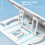 Adjustable Computer Stand Foldable Laptop Bracket Ergonomic for Desk Computer Stand with 360 Degree Rotating Base 4