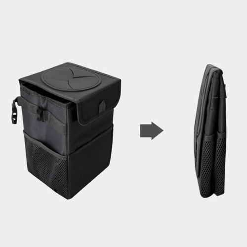 Collapsible Portable Car Trash Bin Waterproof Design Ideal for Vehicles 2