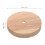 2Pcs Wooden Lamp Base with Universal E27 E14 Socket Creative Design for DIY Lamp Projects 6