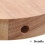 2Pcs Wooden Lamp Base with Universal E27 E14 Socket Creative Design for DIY Lamp Projects 7