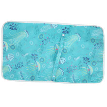 Soft Baby Changing Mat Waterproof Neoprene Diaper Pad Retains Heat Easy To Care For Quick Drying Foldable Design Non Slip Base Stylish Design