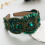 Fascia per capelli vintage da donna con fiori e strass. 4