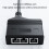 100Mbps Networking Splitter Ethernet Splitter with USB Power, Compatible for Various Ethernet Cable Heat Resistance 7