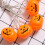 Φωτάκια σε σχήμα κολοκύθας για το Halloween, 20 LED, 9,8 πόδια, Λειτουργούν με μπαταρία, 2