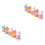 10pcs Toothpick Holder Dispenser House Shape Automatic Picktooth Box Storage Container For Kitchen Random Color 1