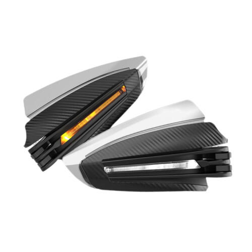 Motorcycle Handguards LED Handguard Protector Modification Accessories Durable PC Build for All Riders 2