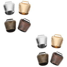 8Pièces Cloches Métalliques Pour Collier Animal Son Clair Décoratif