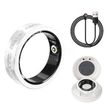 Smarter Ring für Damen und Herren - Herzfrequenz- und Schlafüberwachung - IP68 Wasserdicht - Stilvolles Sportaccessoire - Innendurchmesser 18,1 mm