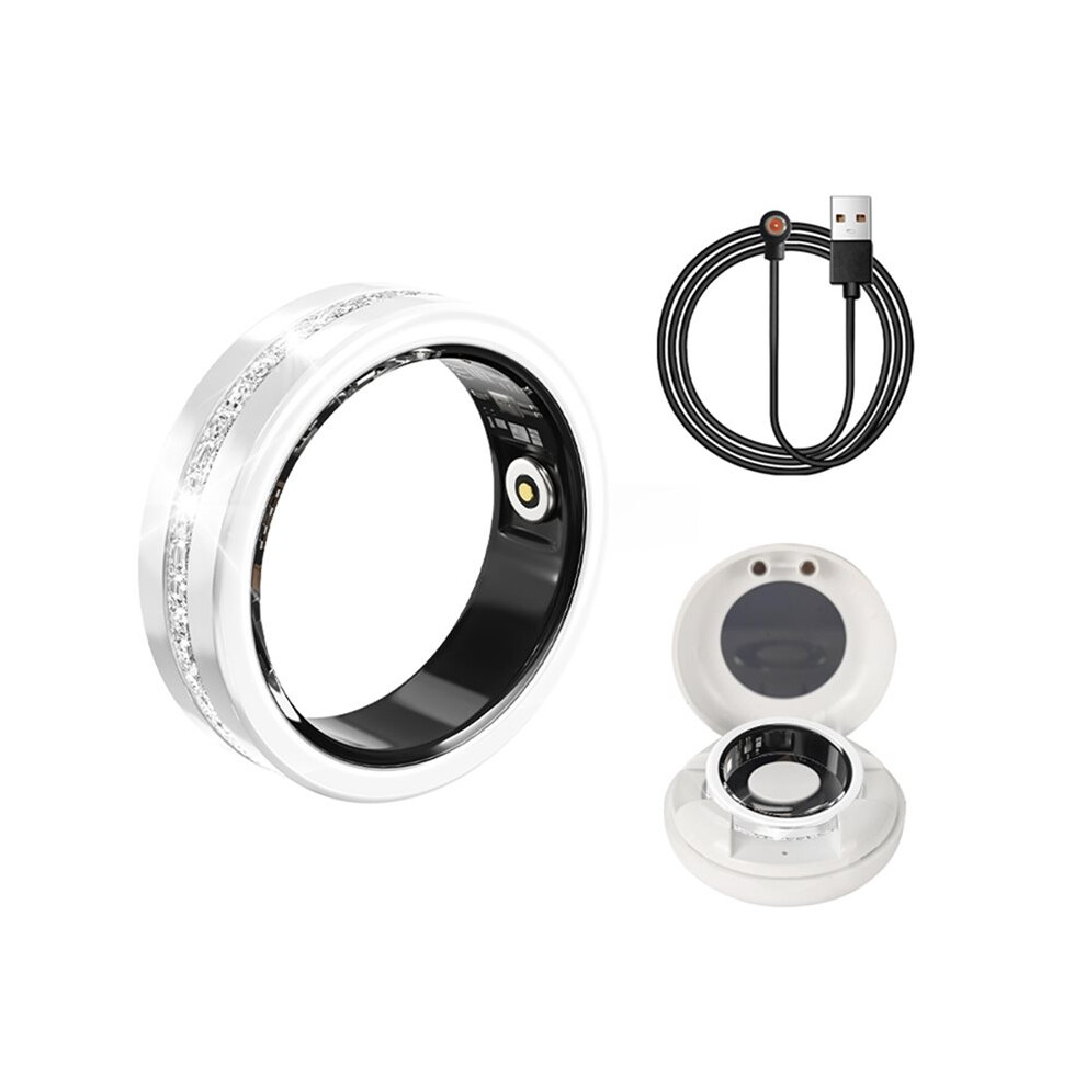 Ring for Men & Women Heart Rate & Sleep Monitoring IP68 Waterproof Stylish Sports Accessory Inner Diameter 18.1mm
