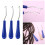 Knitting Tool for Rug Making Crochet Hook Sewing Knitting Handle Bent Latch Hook 6