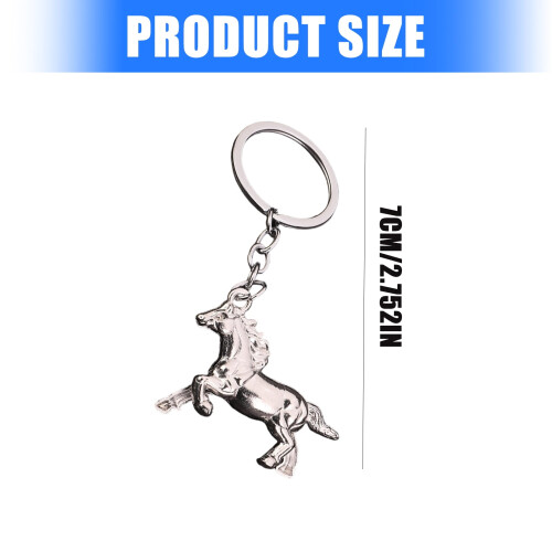 Μπρελόκ Fine Craft Horse με σύμβολο τύχης για καθημερινή μεταφορά, τσάντα μόδας, 2