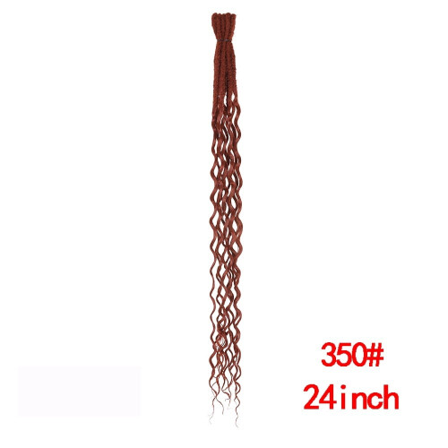 Dreadlocks Extensions 24 Inch Synthetic Curly 5 Strands 1