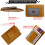 Clip RFID Front Pocket Wallet Men Leather Slim Minimalist Wallet 3