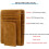 Clip RFID Front Pocket Wallet Men Leather Slim Minimalist Wallet 4