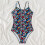 Women's Vintage One Piece Swimsuit Ruched 6