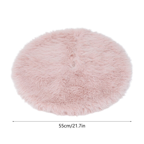 Pink Plush Christmas Tree Skirt 22 in 2
