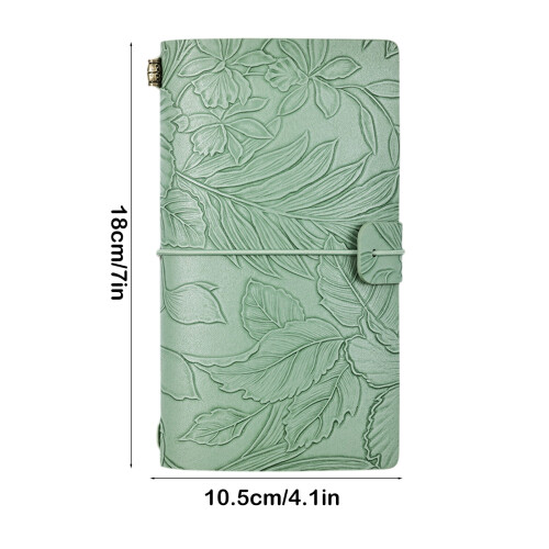 Retro Literary Handbook Notebook Portable Solid Color Small 1