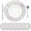 Gold Foil Glitter Placemats Round 33cm 16Pcs 5