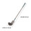 Toilet Brush with Plastic Bristles, Long Handle, Compact 3