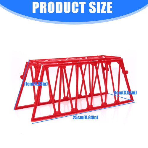 Plastic Train Track with Bridge, Tunnel, and Storage 2