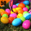GIFTEXPRESS Plastic Bright Easter Egg Assortment 50 Pcs Perfect for Easter Egg Hunt/Surprise Egg/Easter Hunt 5