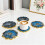 Grade Silicone Baking Mould Set Flower Designs For Party Desserts Multipurpose Use 4