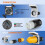 50AMP RV Power Inlet Outlet Shore Power Kit w/Boot Cord Protector 4