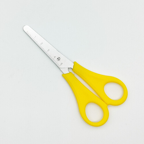 Tesoura de segurança de ponta romba de 12,7 cm (5 polegadas) - para destros e canhotos - cores sortidas - ideal para universitários e adolescentes. 1