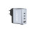 NEXTBATT 100W Schnellladegerät 3x USB-C/1x USB-A - Schwarz/Grau 1