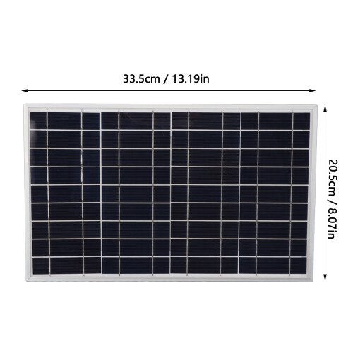 Solar Panel Kit 30W, 33.5x20.5cm, 220W MPPT QC3.0 1