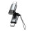 NEXTBATT Lightning female to USB-C 2.0 adapter - Black/Gray 1